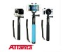 Attanta SMP-33 Selfie Stick Mini Monopod Black for Action Camera & Smartphone